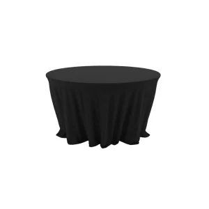 Banquet Round Cover Black