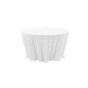 Banquet Round Cover White