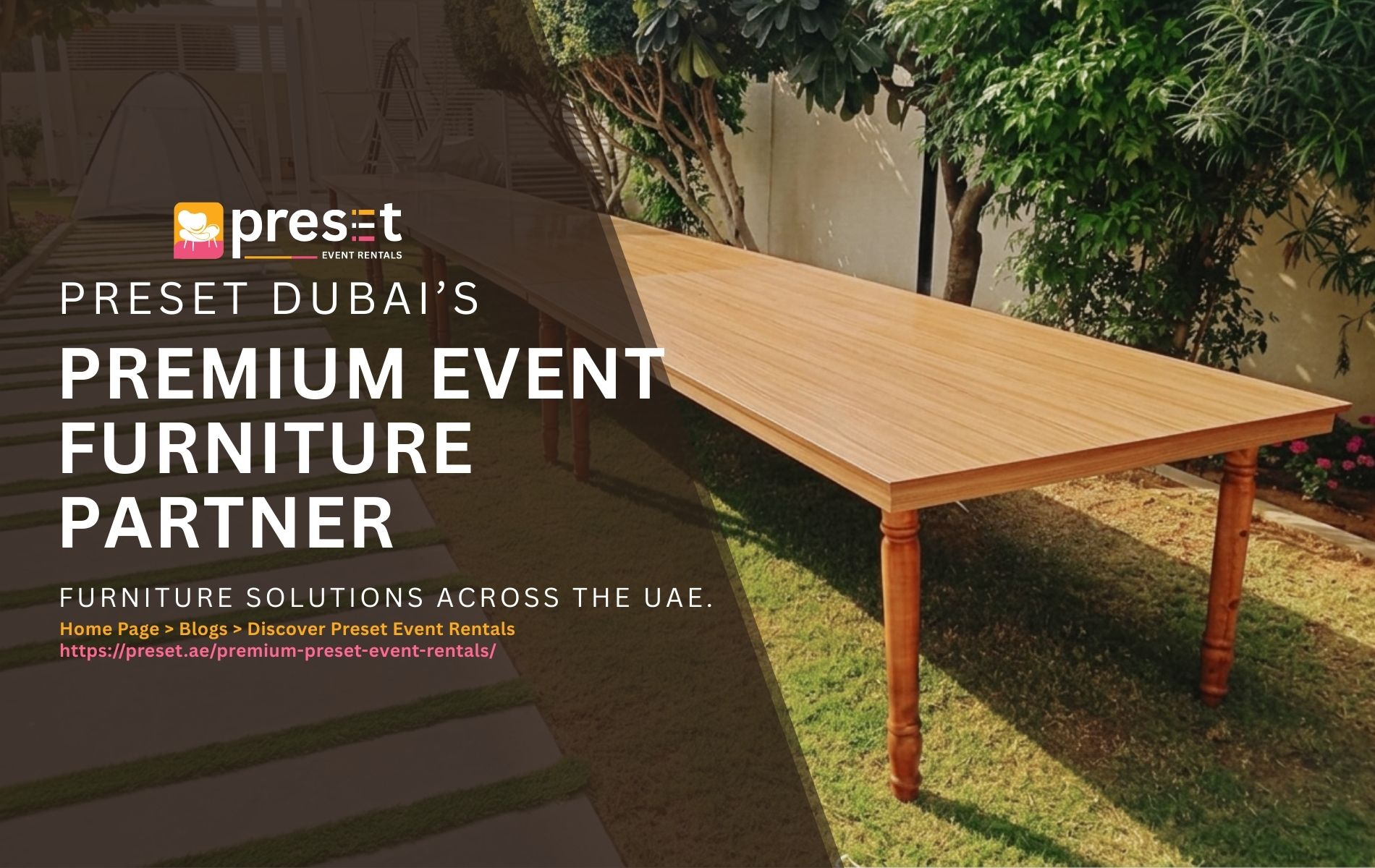Dubai’s Premium Event Furniture Partner