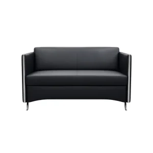 Evia Two Seater Sofa Black
