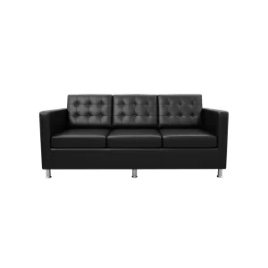 Executive Three Seater Sofa Black