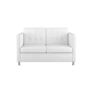 Executive Two Seater Sofa White