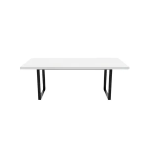 Nova Rectangle Table Black Leg