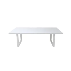 Nova Rectangle Table White Leg