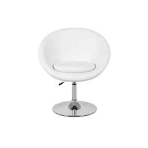Swivel Chair White 360