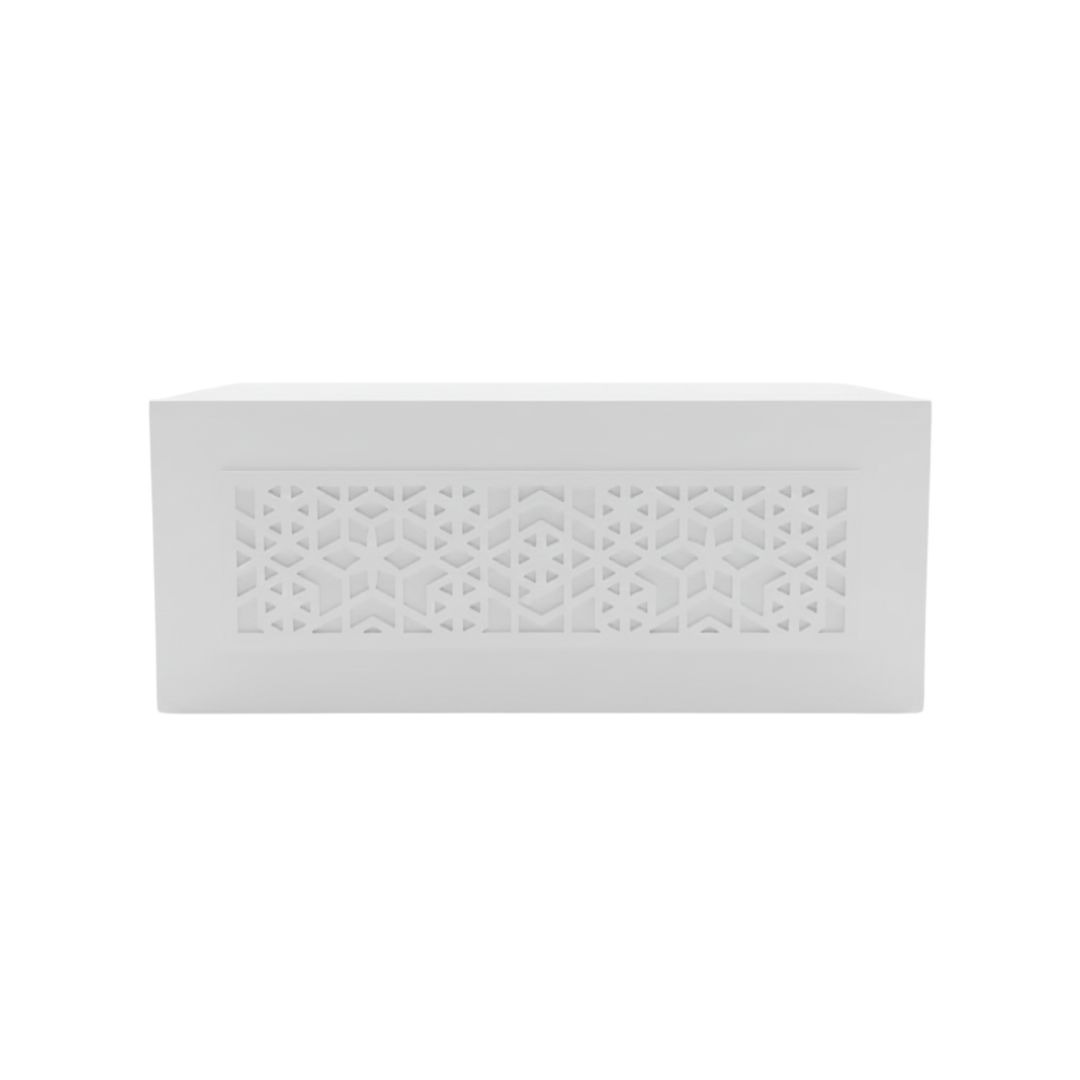 Boxy Rectangle Coffee Table White