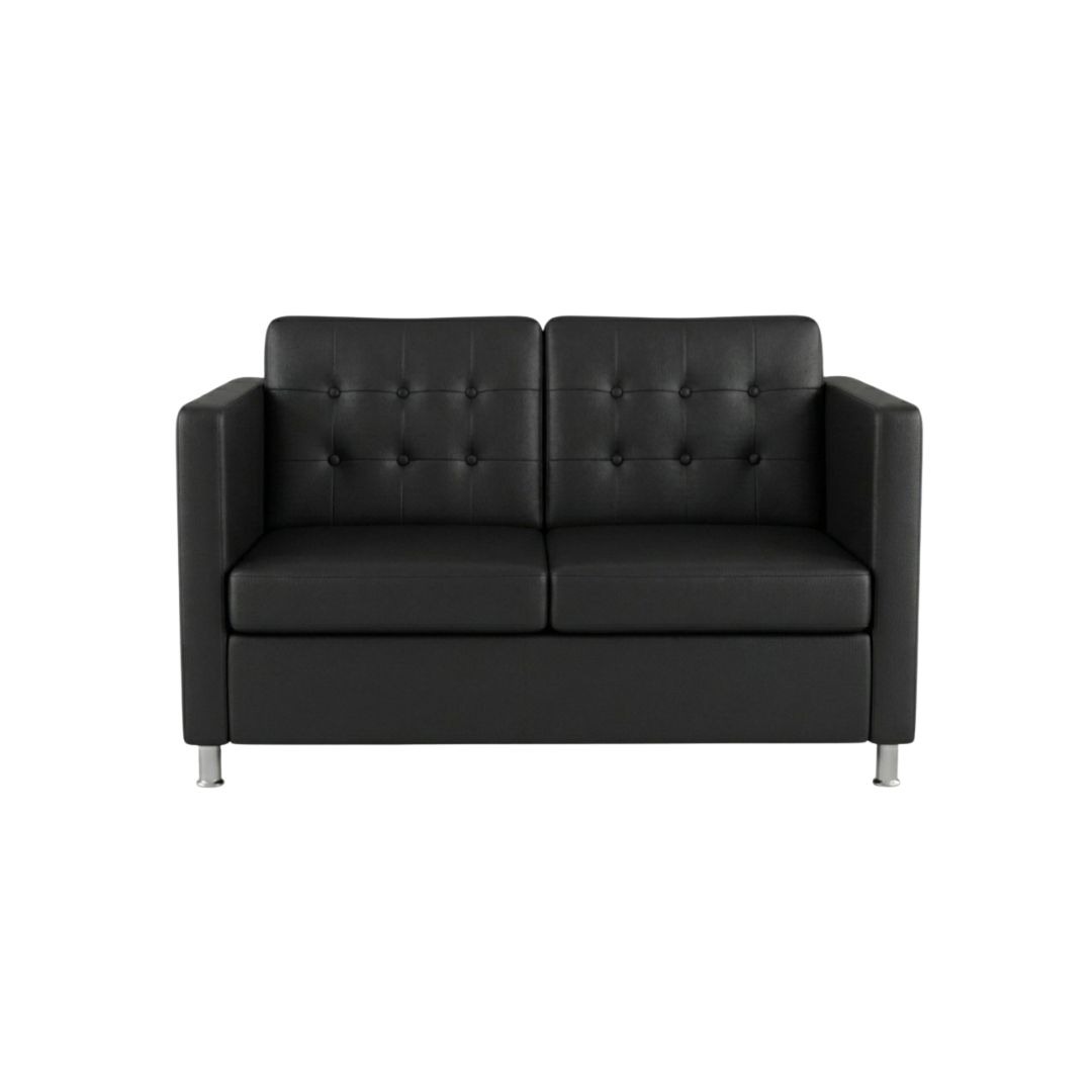 Executive Two Seater Sofa Black