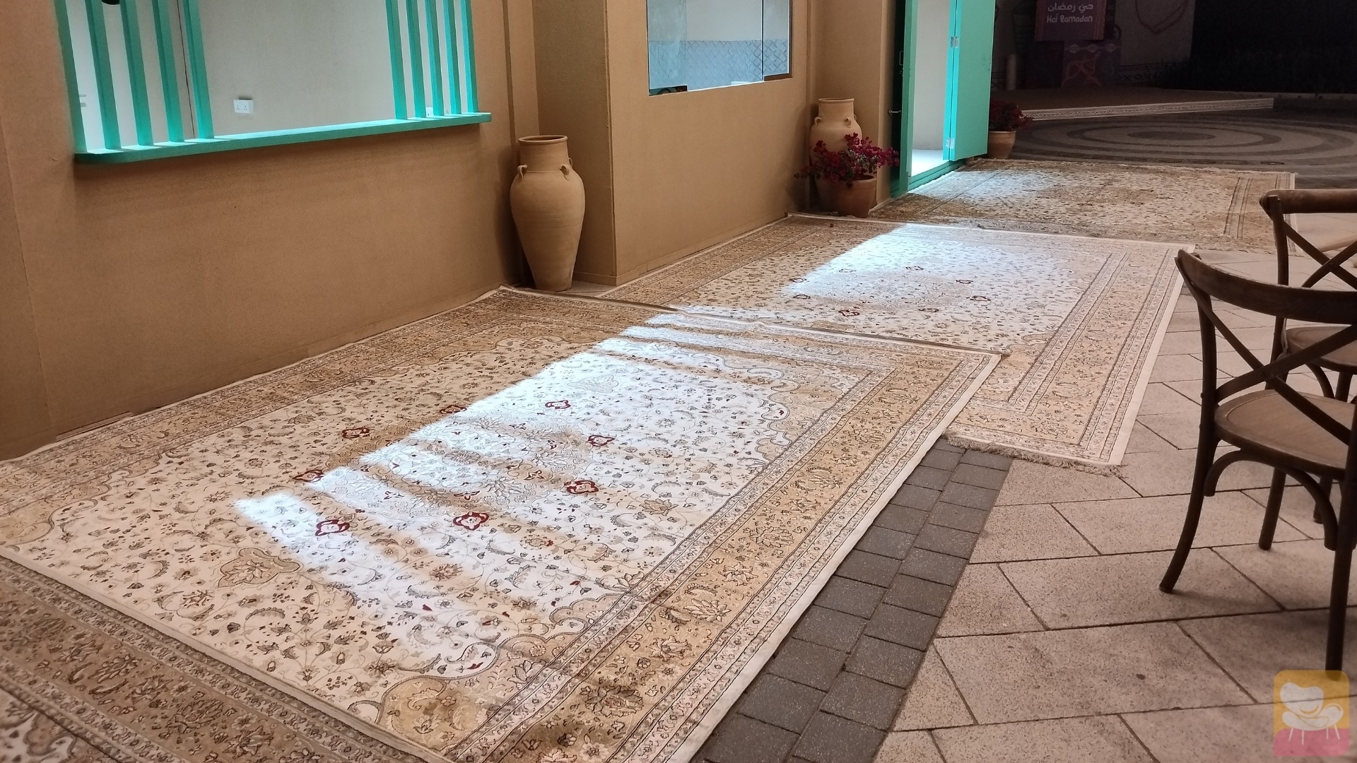 Desert Pearl Majlis Carpet - Preset Event Rentals