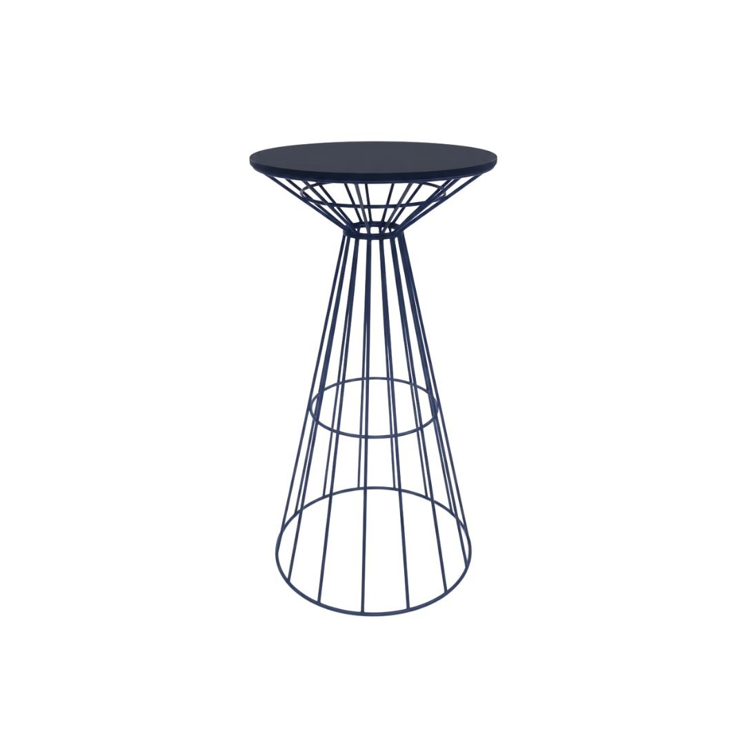 Wire Cocktail Table Black