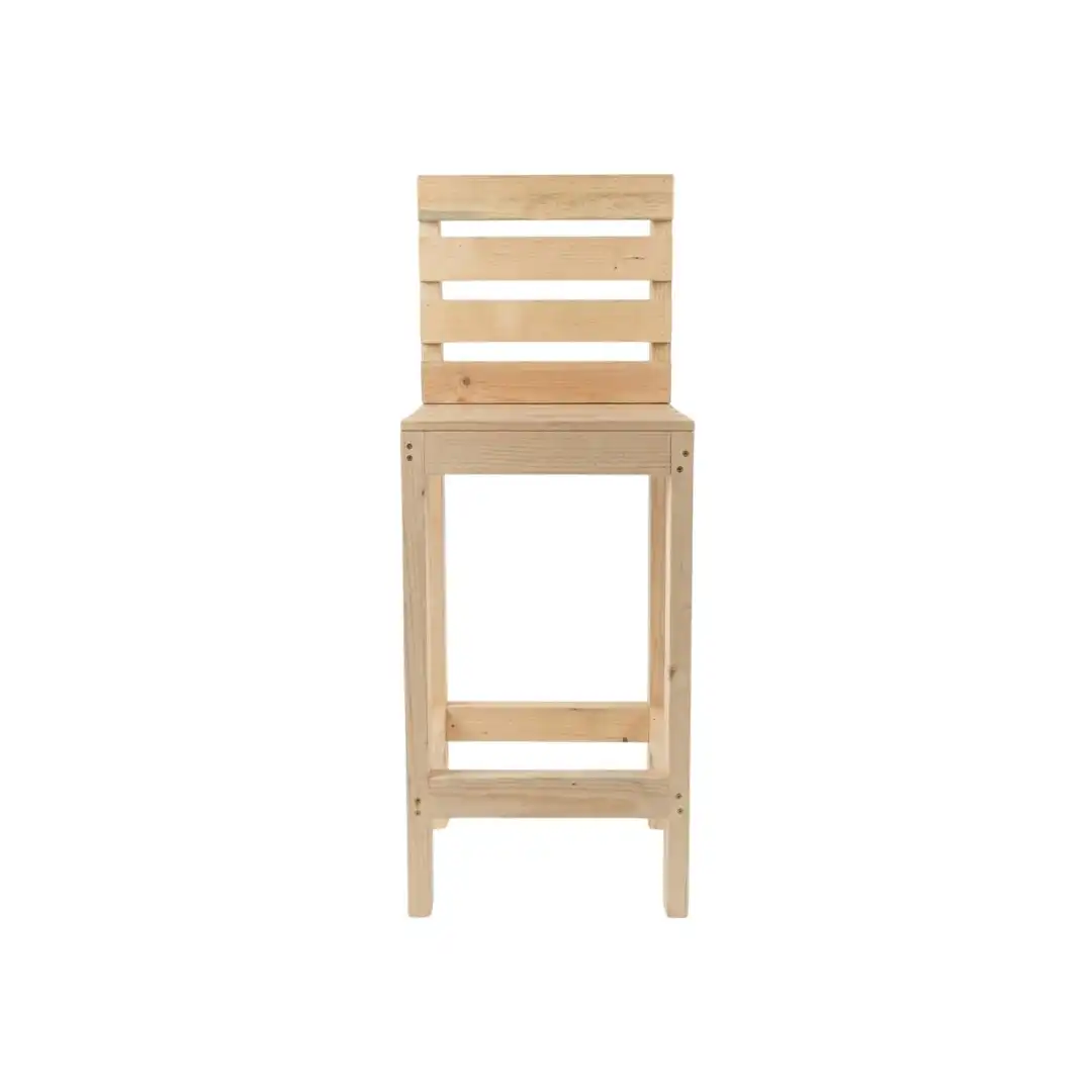 Pallet High Chair Walnut