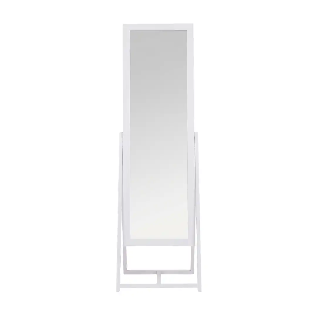 Prism Standing Mirror White