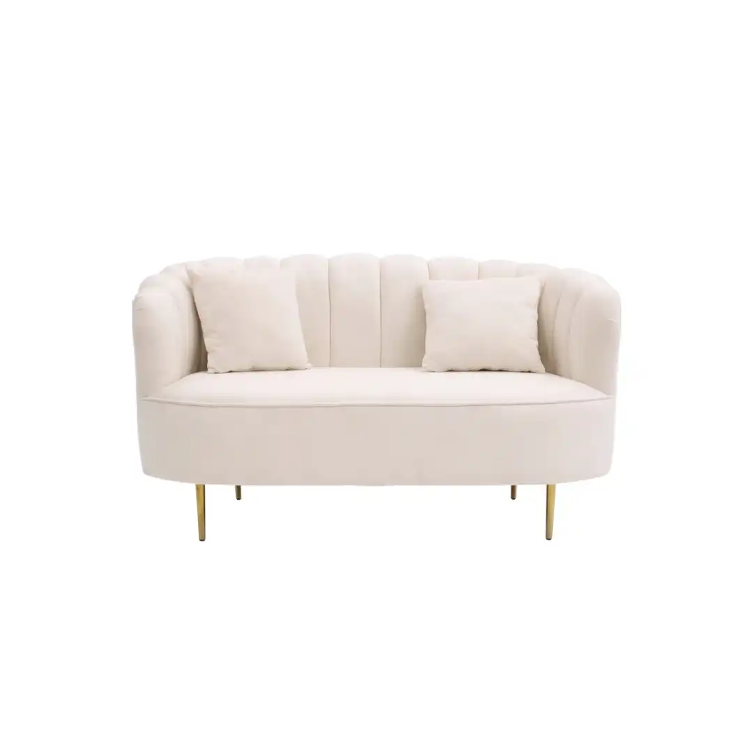 Luna Two Seater Sofa Beige
