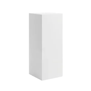 Square Pedestal Large White